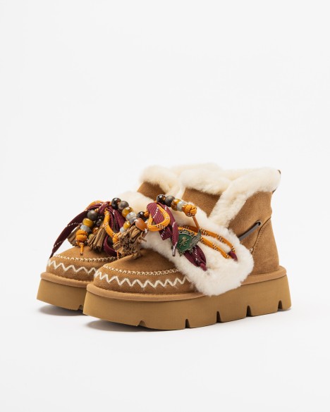 Nan-Ku Couture Platform ankle boots