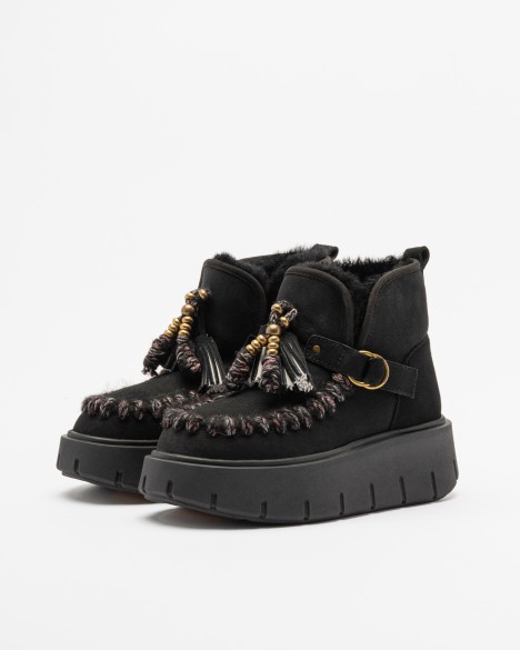 Nan-Ku Couture Platform ankle boots