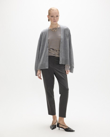 Cappotto lavorato a maglia Maite by Lola