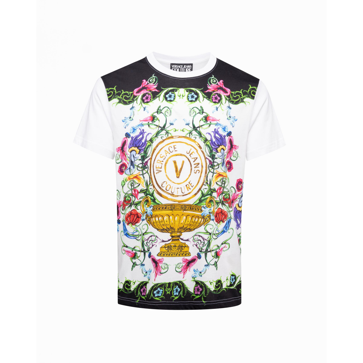 Versace Jeans Couture 74GAH6SG White T-shirt - 492-74H6SG-00 | PROF ...