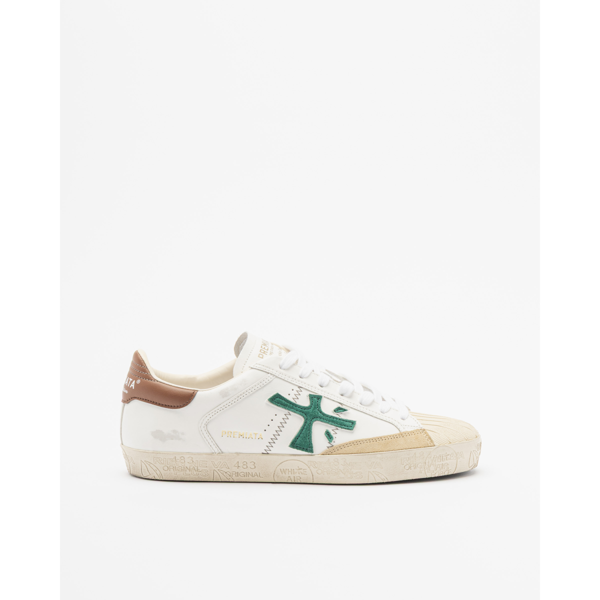 Premiata STEVEN 8043 White Sneakers - 340-ST8043-00 - PROF
