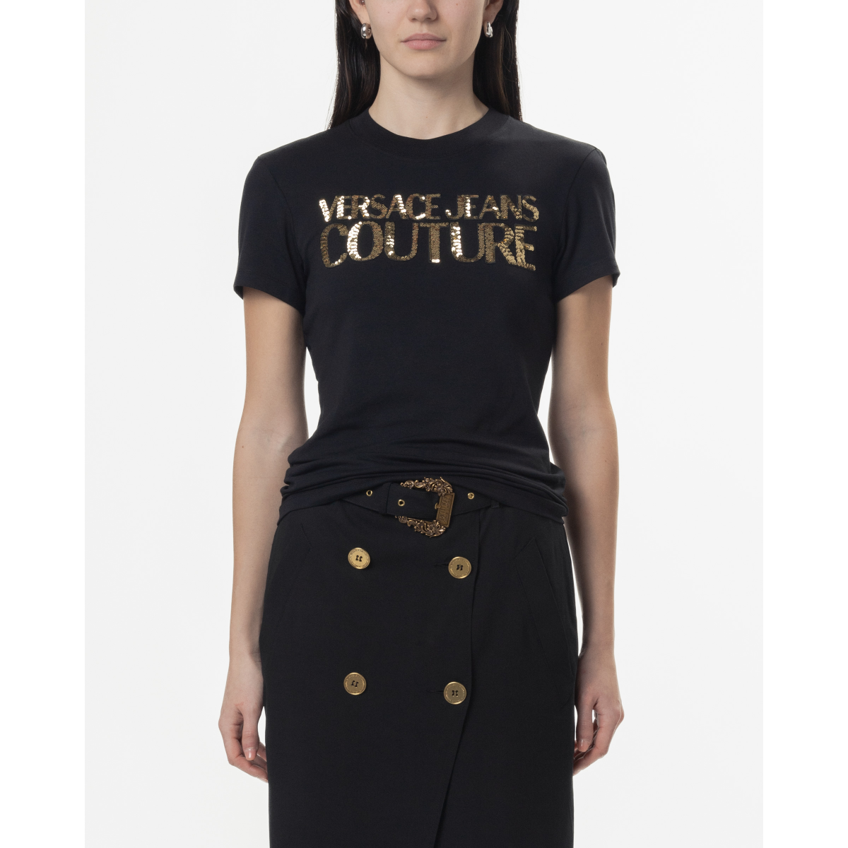 Versace Jeans Couture - Woman - Black - T-shirt main image 1