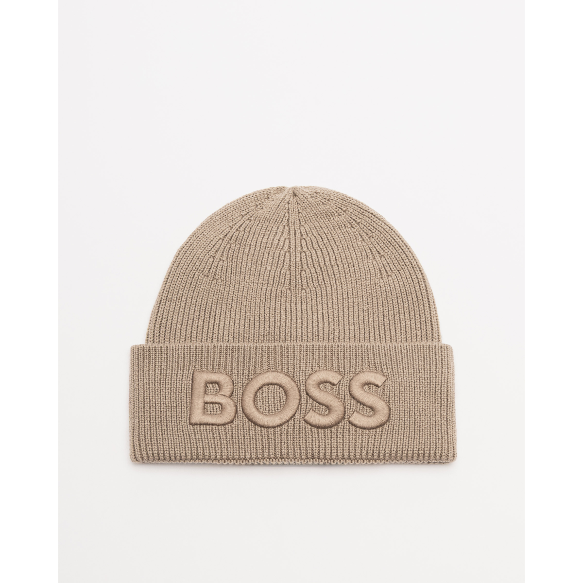 BOSS Afox Beanie Uomo – Berretto In Misto Cotone E Lana, Colore Classico