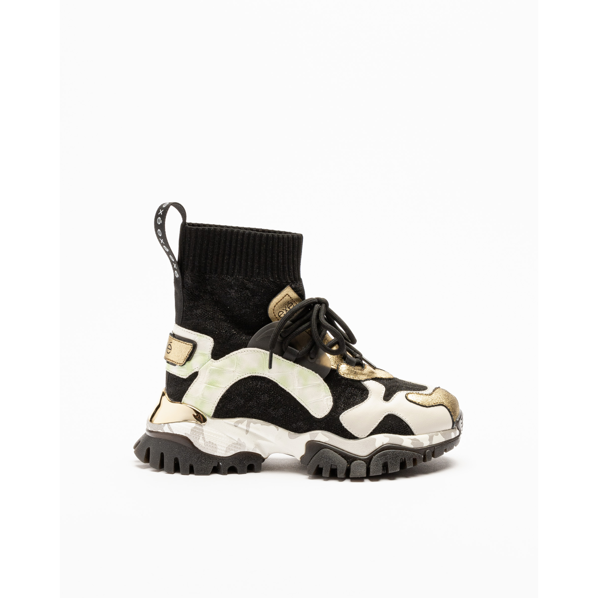 Exé XY1691 Black Sneakers 33XY169101 PROF Online Store