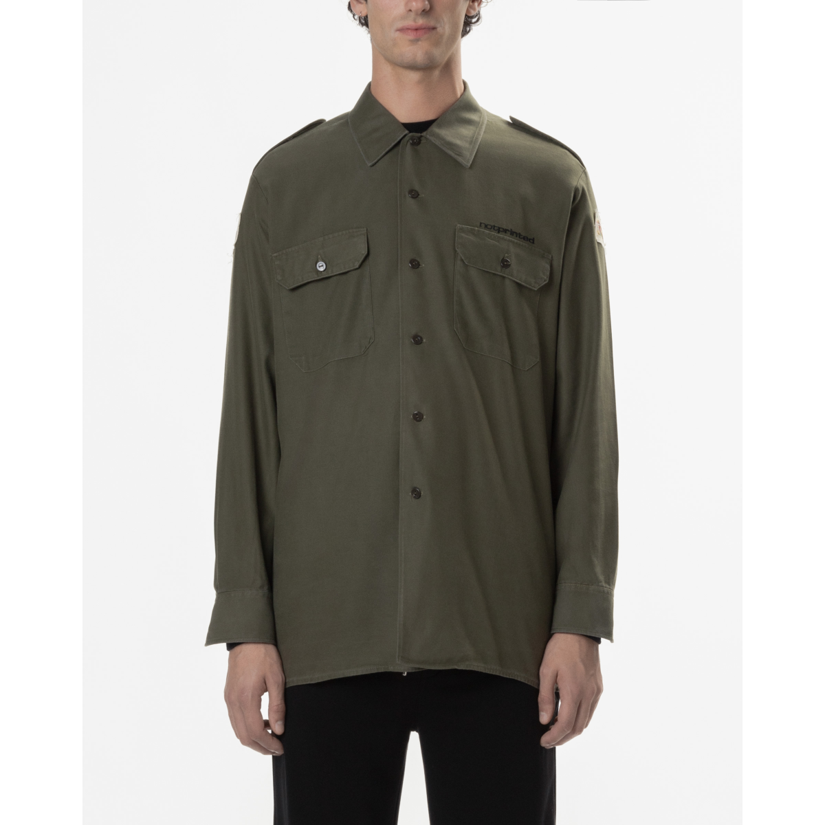 Notprinted ROLEX POP Green Shirt 202ROLEX10 PROF Online Store