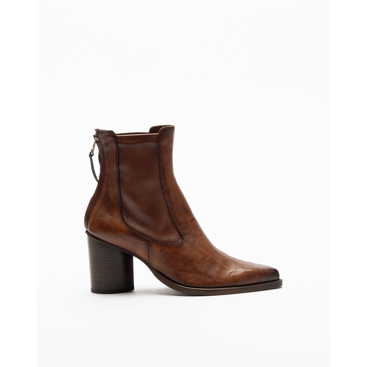 PROF P23901 Camel Ankle Boots 44P2390104 PROF Online Store