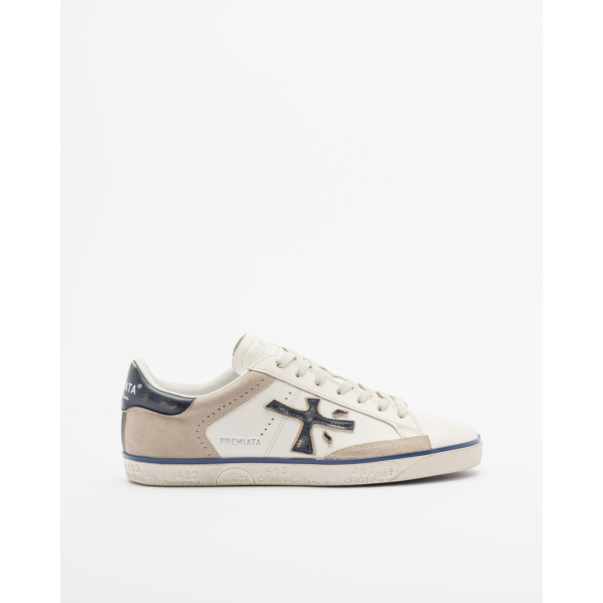 Premiata STEVEN 7285 White Sneakers - 340-ST7285-00 - PROF